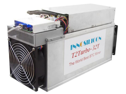 Подержанный T2 горнорабочего 2600W INNOSILICON T2T 32T Innosilicon Asic