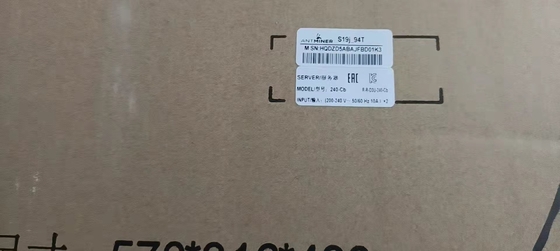 SHA256 Bitmain Antminer S19J 94TH 3100W 29,5 J/TH для минирования BTC
