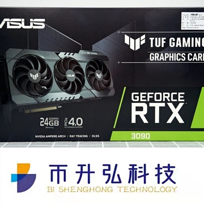 Черная видеокарта ASUS TUF GeForce RTX 3090 снаряжения минирования 24GB ETH