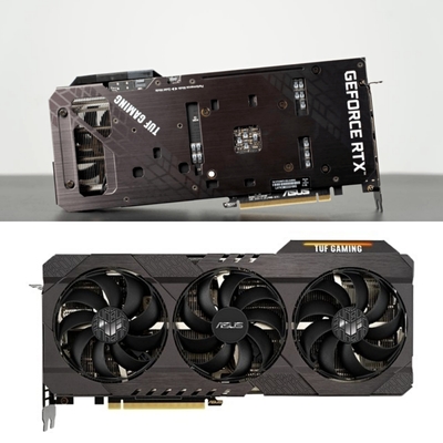 чернота 290W ASUS TUF GeForce RTX 3060TI OC 8GB 8pin 1665-1695MHz