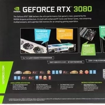 8960 бит 12GB 320 CUDA GALAX GeForce RTX 3080 для минирования Bitcoin