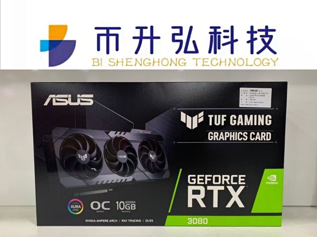 19000MHz ASUS RTX 3080 TUF 10G OC ОТСУТСТВИЕ СВОДА 7680*4320 АМПЕРА LHR NVIDIA